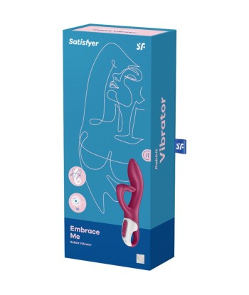 SATISFYER - EMBRACE ME VIBRADOR PUNTO G ROJO