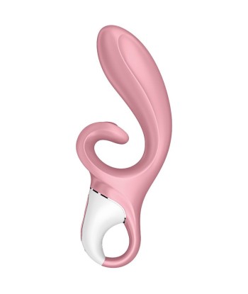 SATISFYER - HUG ME VIBRADOR RABBIT APP ROSA