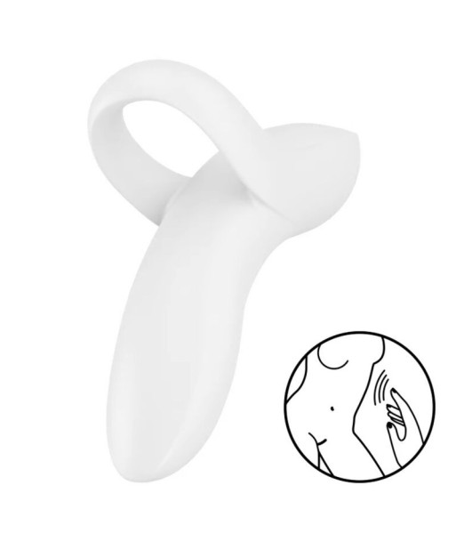 SATISFYER - BOLD LOVER DEDAL VIBRADOR BLANCO SATISFYER - BOLD LOVER DEDAL VIBRADOR BLANCO
