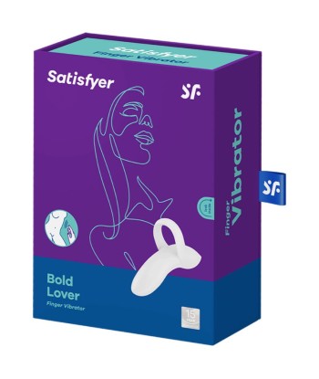SATISFYER - BOLD LOVER DEDAL VIBRADOR BLANCO