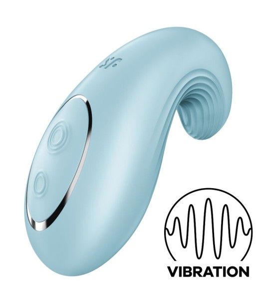 SATISFYER - DIPPING DELIGHT VIBRADOR LAY-ON AZUL SATISFYER - DIPPING DELIGHT VIBRADOR LAY-ON AZUL
