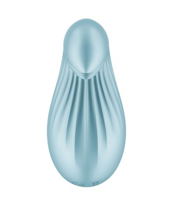 SATISFYER - DIPPING DELIGHT VIBRADOR LAY-ON AZUL