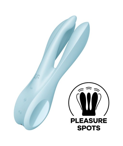 SATISFYER - THREESOME 1 VIBRADOR AZUL SATISFYER - THREESOME 1 VIBRADOR AZUL