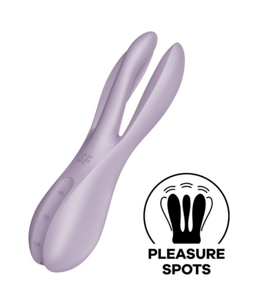 SATISFYER - THREESOME 2 VIBRADOR NEGRO SATISFYER - THREESOME 2 VIBRADOR NEGRO