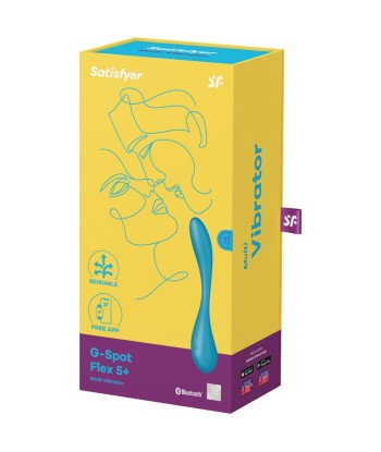 SATISFYER - G-SPOT FLEX 5 MULTI VIBRADOR AZUL