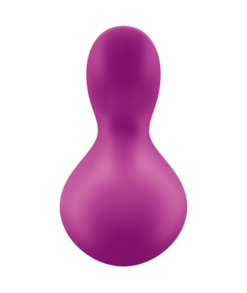 SATISFYER - VIVA LA VULVA 3 VIBRADOR LAY-ON VIOLETA