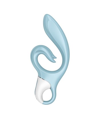 SATISFYER - LOVE ME VIBRADOR RABBIT AZUL