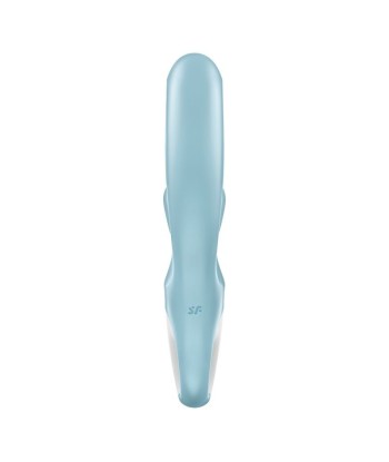SATISFYER - LOVE ME VIBRADOR RABBIT AZUL