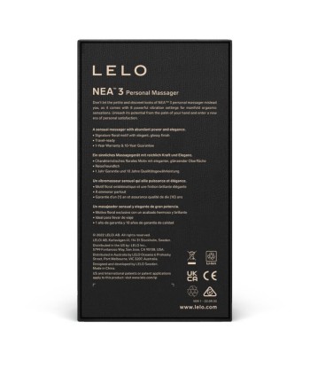 LELO - NEA 3 MASAJEADOR PERSONAL NEGRO