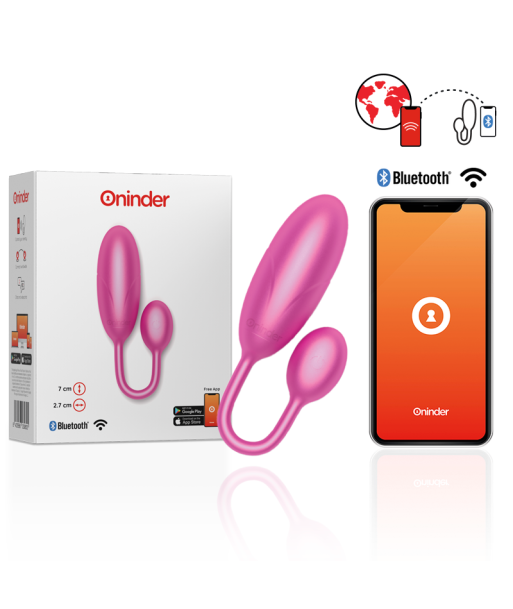 ONINDER - DENVER HUEVO VIBRADOR ROSA 7 X 2.7 CM - APP GRATUITA ONINDER - DENVER HUEVO VIBRADOR ROSA 7 X 2.7 CM - APP GRATUITA