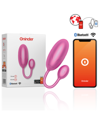 ONINDER - TOKYO HUEVO VIBRADOR ROSA 7.5 X 3.2 CM - APP GRATUITA