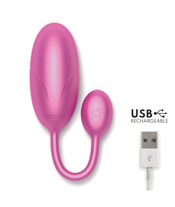 ONINDER - TOKYO HUEVO VIBRADOR ROSA 7.5 X 3.2 CM - APP GRATUITA