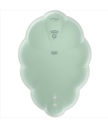 SATISFYER - CLOUD DANCER VERDE VIBRADOR AIR PULSE