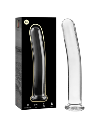 NEBULA SERIES BY IBIZA - MODELO 8 DILDO CRISTAL TRANSPARENTE 14.5 CM -O- 2 CM
