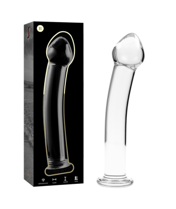NEBULA SERIES BY IBIZA - MODELO 11 DILDO CRISTAL TRANSPARENTE 16 CM -O- 3 CM