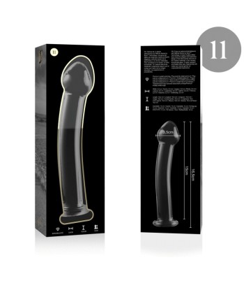 NEBULA SERIES BY IBIZA - MODELO 11 DILDO CRISTAL TRANSPARENTE 16 CM -O- 3 CM