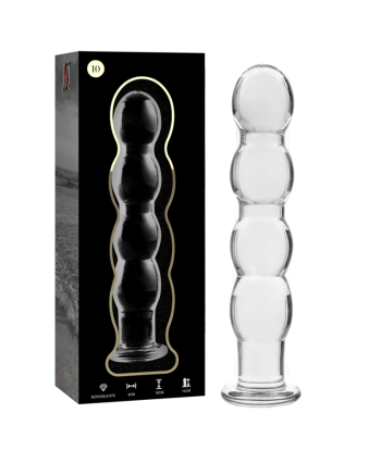 NEBULA SERIES BY IBIZA - MODELO 10 DILDO CRISTAL TRANSPARENTE 16.5 CM -O- 3.5 CM