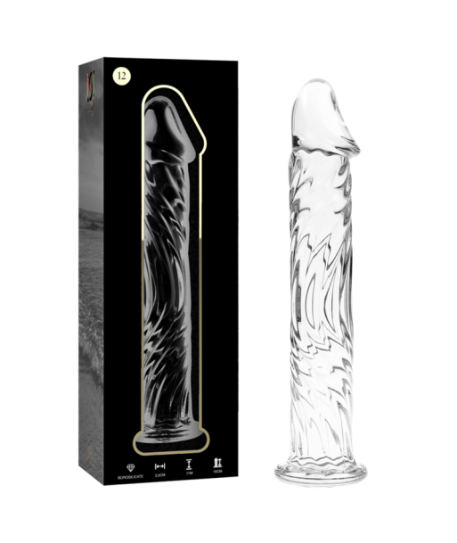 NEBULA SERIES BY IBIZA - MODELO 12 DILDO CRISTAL TRANSPARENTE 17 CM -O- 3.5 CM