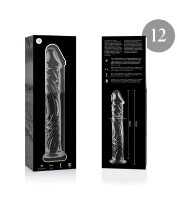 NEBULA SERIES BY IBIZA - MODELO 12 DILDO CRISTAL TRANSPARENTE 17 CM -O- 3.5 CM
