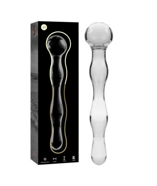NEBULA SERIES BY IBIZA - MODELO 13 DILDO CRISTAL TRANSPARENTE 18 CM -O- 3.5 CM NEBULA SERIES BY IBIZA - MODELO 13 DILDO CRISTAL TRANSPARENTE 18 CM -O- 3.5 CM