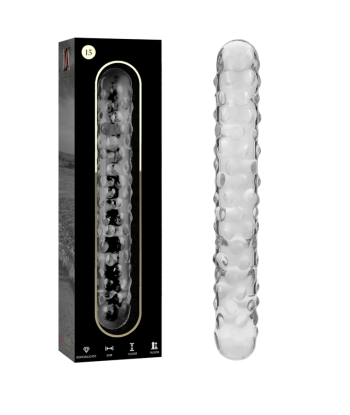 NEBULA SERIES BY IBIZA - MODELO 15 DILDO CRISTAL TRANSPARENTE 18.5 CM -O- 3 CM