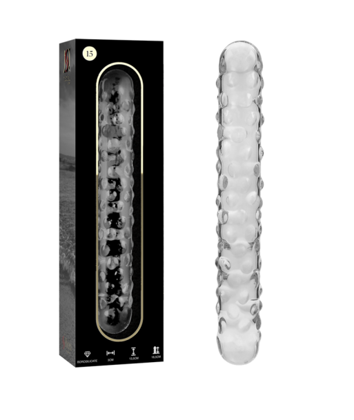 NEBULA SERIES BY IBIZA - MODELO 15 DILDO CRISTAL TRANSPARENTE 18.5 CM -O- 3 CM NEBULA SERIES BY IBIZA - MODELO 15 DILDO CRISTAL TRANSPARENTE 18.5 CM -O- 3 CM