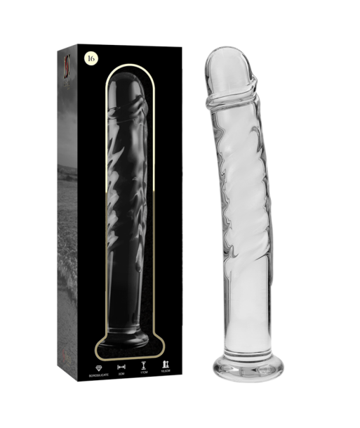 NEBULA SERIES BY IBIZA - MODELO 16 DILDO CRISTAL TRANSPARENTE 18.5 CM -O- 3 CM NEBULA SERIES BY IBIZA - MODELO 16 DILDO CRISTAL TRANSPARENTE 18.5 CM -O- 3 CM