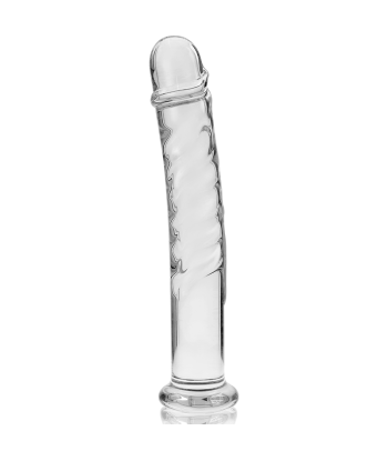 NEBULA SERIES BY IBIZA - MODELO 16 DILDO CRISTAL TRANSPARENTE 18.5 CM -O- 3 CM