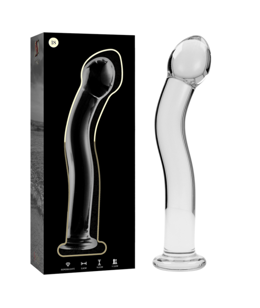 NEBULA SERIES BY IBIZA - MODELO 18 DILDO CRISTAL TRANSPARENTE 18.5 CM -O- 3.5 CM NEBULA SERIES BY IBIZA - MODELO 18 DILDO CRISTAL TRANSPARENTE 18.5 CM -O- 3.5 CM