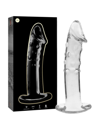 NEBULA SERIES BY IBIZA - MODELO 19 DILDO CRISTAL TRANSPARENTE 18.5 CM -O- 4 CM