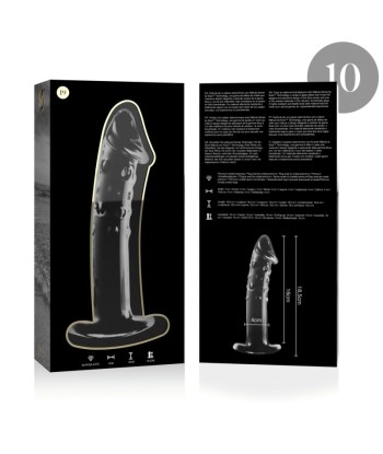 NEBULA SERIES BY IBIZA - MODELO 19 DILDO CRISTAL TRANSPARENTE 18.5 CM -O- 4 CM