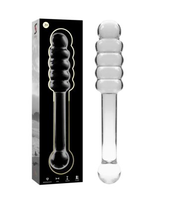 NEBULA SERIES BY IBIZA - MODELO 20 DILDO CRISTAL TRANSPARENTE 20.5 CM -O- 3 CM