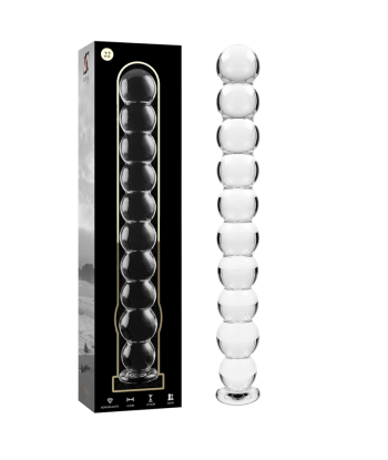 NEBULA SERIES BY IBIZA - MODELO 22 DILDO CRISTAL TRANSPARENTE 21.5 CM -O- 2.5 CM