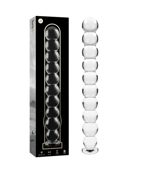 NEBULA SERIES BY IBIZA - MODELO 22 DILDO CRISTAL TRANSPARENTE 21.5 CM -O- 2.5 CM
