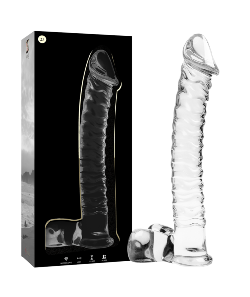 NEBULA SERIES BY IBIZA - MODELO 23 DILDO CRISTAL TRANSPARENTE 21.5 CM -O- 4 CM NEBULA SERIES BY IBIZA - MODELO 23 DILDO CRISTAL TRANSPARENTE 21.5 CM -O- 4 CM