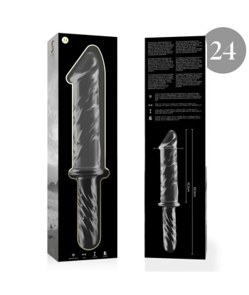 NEBULA SERIES BY IBIZA - MODELO 24 DILDO CRISTAL TRANSPARENTE 28.5 CM -O- 5 CM