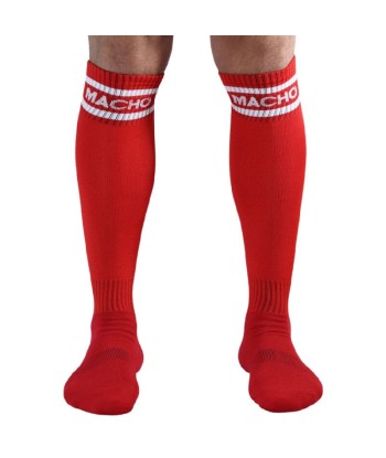 MACHO - CALCETINES LARGOS TALLA ÚNICA ROJO