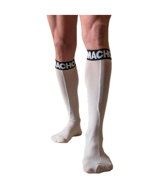 MACHO - CALCETINES FINOS BLANCO TALLA ÚNICA