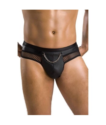 PASSION - 030 SLIP ABIERTO TOM NEGRO S-M