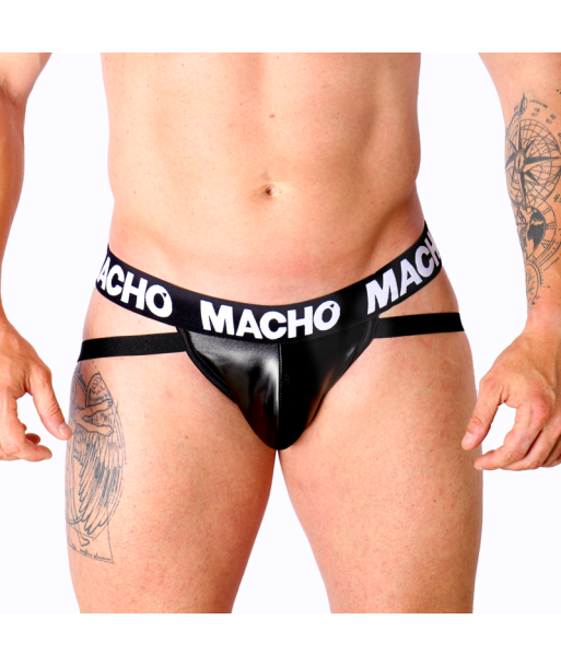 MACHO - MX25NC JOCK CUERO NEGRO S MACHO - MX25NC JOCK CUERO NEGRO S