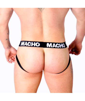 MACHO - MX25NC JOCK CUERO NEGRO S