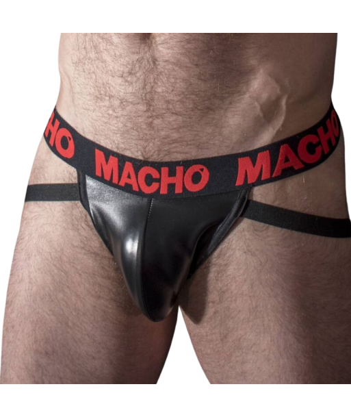 MACHO - MX25RC JOCK CUERO ROJO S MACHO - MX25RC JOCK CUERO ROJO S