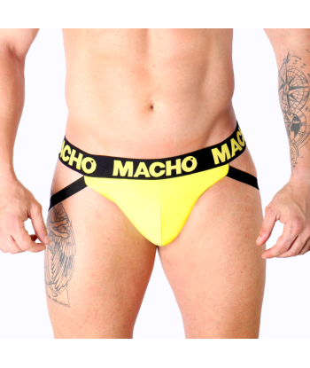 MACHO - MX25A JOCK LYCRA AMARILLO S