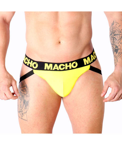 MACHO - MX25A JOCK LYCRA AMARILLO S MACHO - MX25A JOCK LYCRA AMARILLO S