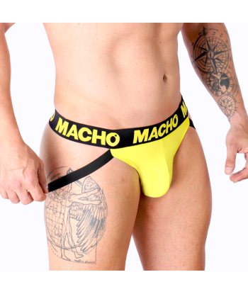 MACHO - MX25A JOCK LYCRA AMARILLO S
