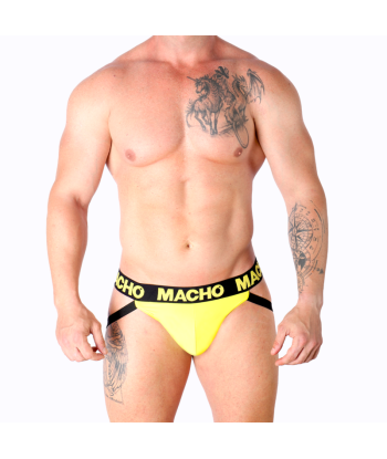 MACHO - MX25A JOCK LYCRA AMARILLO S