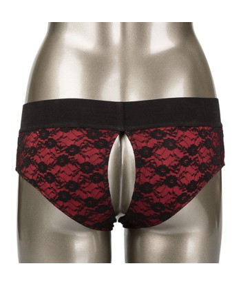 CALEXOTICS - SCANDAL SET DE BRAGUITAS SIN ENTREPIERNAS CON DILDO TALLA S-M
