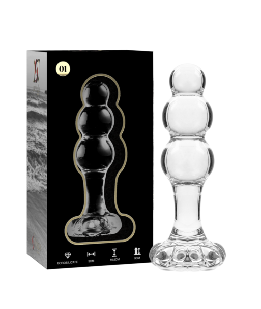 NEBULA SERIES BY IBIZA - MODELO 1 PLUG CRISTAL TRANSPARENTE 10.5 CM -O- 3 CM NEBULA SERIES BY IBIZA - MODELO 1 PLUG CRISTAL TRANSPARENTE 10.5 CM -O- 3 CM