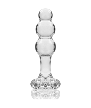 NEBULA SERIES BY IBIZA - MODELO 1 PLUG CRISTAL TRANSPARENTE 10.5 CM -O- 3 CM