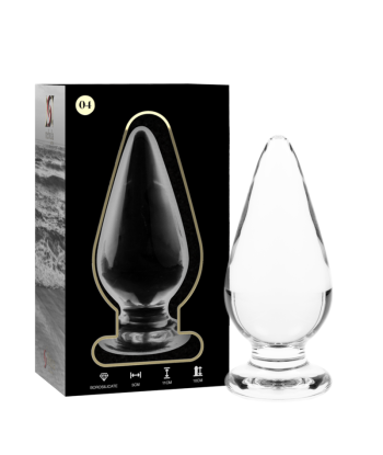 NEBULA SERIES BY IBIZA - MODELO 4 PLUG CRISTAL TRANSPARENTE 11 CM -O- 5 CM